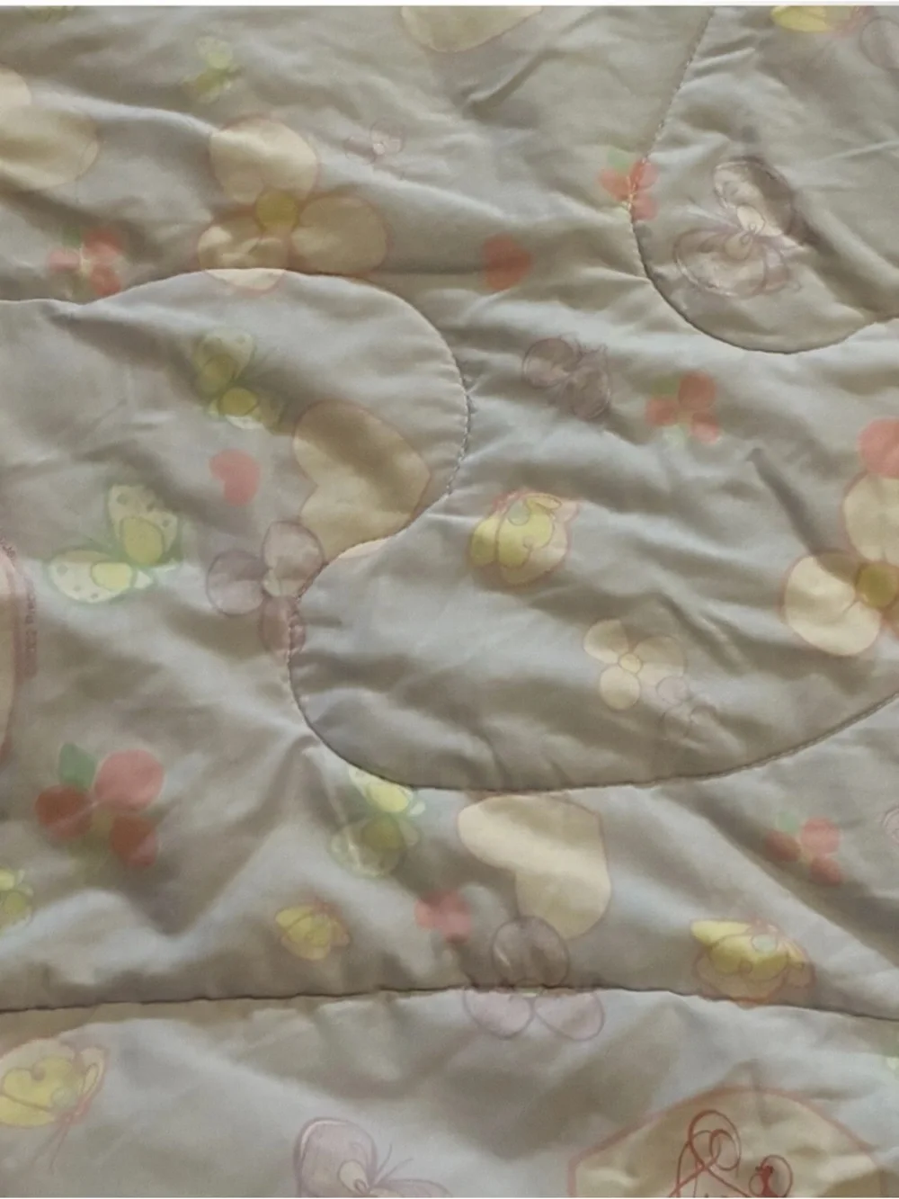 2002 Precious Moments Twin Comforter Quilt Blanket 64x86